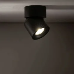 Flexibler Deckenstrahler Schwarz GU10 B:9,4 cm klein