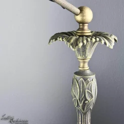 Florale Stehleuchte Weiß