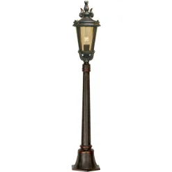 Garten Standleuchte BISHOP H:117cm in Bronze antik