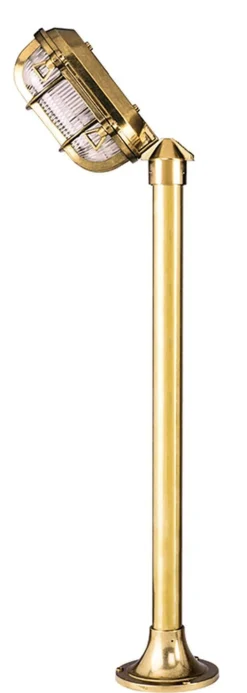 Gartenbeleuchtung Messing H:85cm Weg Terrasse