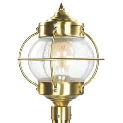 Gartenlampe Messing H:65cm Maritim wetterfest