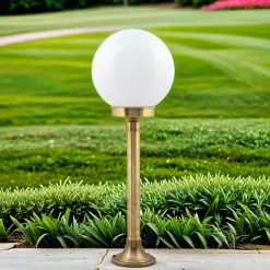 Gartenleuchte Messing 93cm hoch rostfrei VERIA