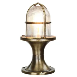 Gartenleuchte Messing 28cm hoch rostfrei SANTORIN