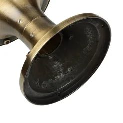 Gartenleuchte Messing 28cm hoch rostfrei SANTORIN