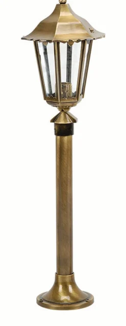 Gartenleuchte SITIA Messing H:74cm Rustikal außen