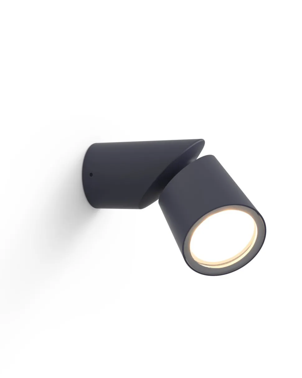 Gartenstrahler Anthrazit Aluminium GU10 IP54 beweglich