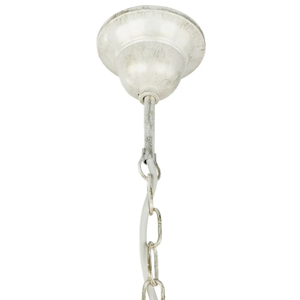 Geblümter Kronleuchter LOREN Esstisch Stoff 5-flmg