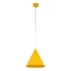 Gelbe Hängelampe Metall E27 Ø 25 cm H: max. 160 cm verstellbar