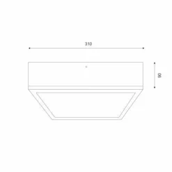 Gemütliche Deckenlampe Pinie Glas B:31 cm E27 2-flammig