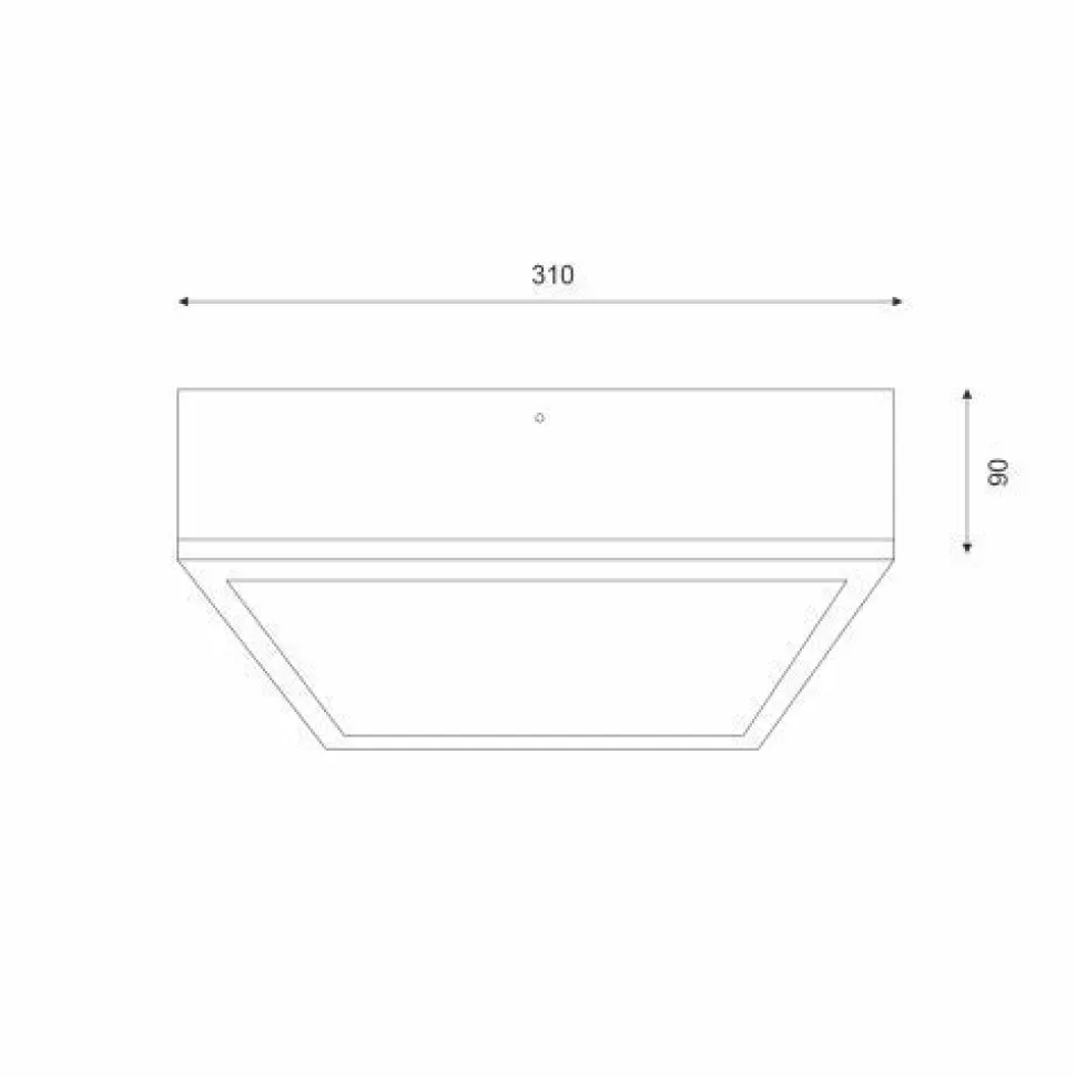 Gemütliche Deckenlampe Pinie Glas B:31 cm E27 2-flammig