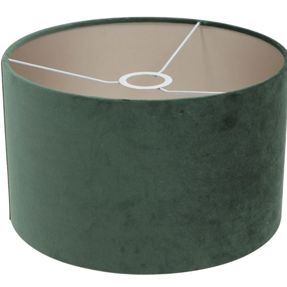 Gemütliche Hängelampe Schwarz Grün Metall Stoff 140 cm