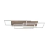 Gemütliche LED Deckenlampe Holz L:82 cm 4320 lm dimmbar