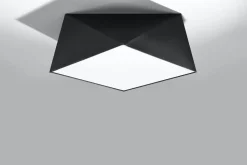 Geometrische Deckenleuchte Schwarz B:40cm LYNNDIE