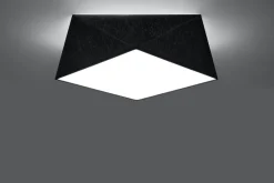 Geometrische Deckenleuchte Schwarz B:40cm LYNNDIE