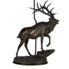 Gestell für Tischleuchte Resin Hirsch 53cm in Bronze