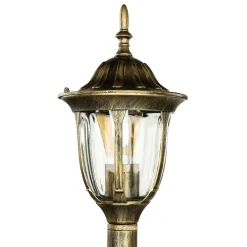 Gold Antike Wegeleuchte MILANO 1m hoch rustikal