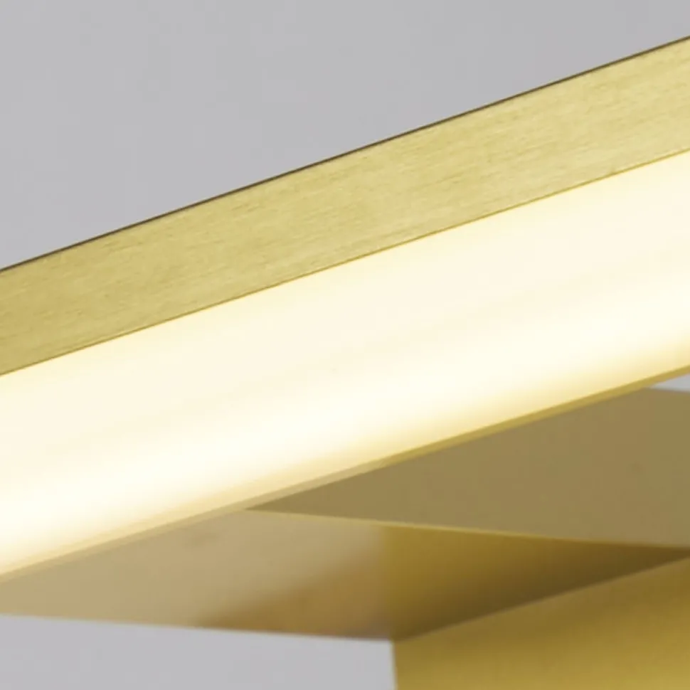 Goldene LED Spiegelleuchte Aluminium IP44 9 W 687 lm