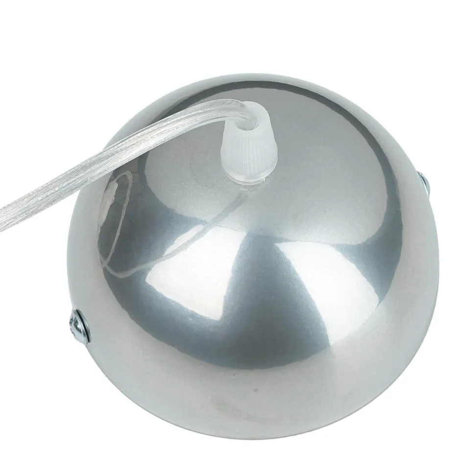 Graue Hängelampe Stoff Spitze SELMA Schlafzimmer