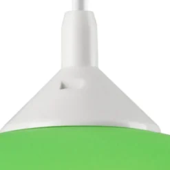 Grüne Kinderzimmerlampe rund Mädchen farbenfroh