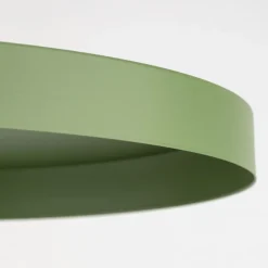 Grüne Pendelleuchte E27 Ø30 cm rund Vintage Metall