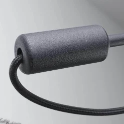 Große Deckenlampe Schwarz Gold VIPER flexibel 170cm