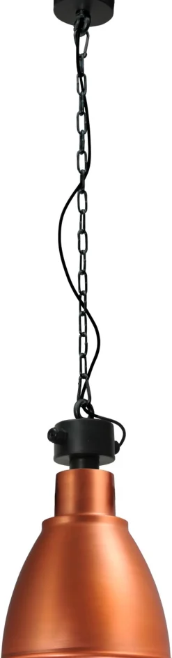 Große Hängelampe in Kupfer Industrie Loft Design