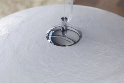 Große Hängeleuchte Ø70cm rund Modern Design Silber