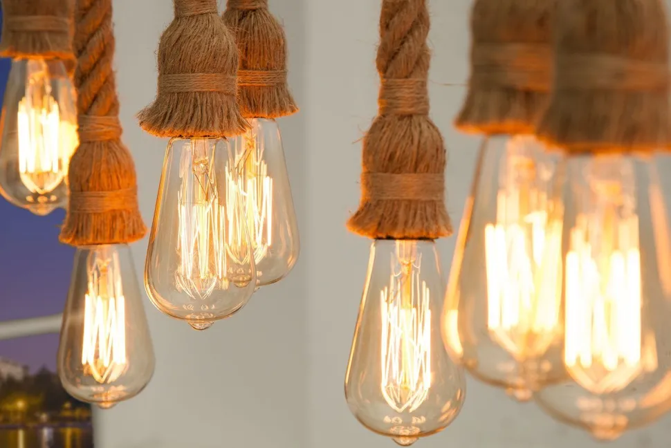 Große Pendelleuchte MARE Tau Handgefertigt Esstisch