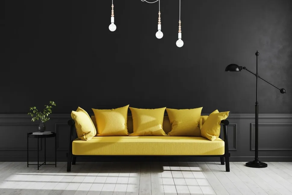 Große Spider Pendelleuchte Holz Metall E27 3-flmg Weiß