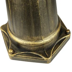 Großer Kandelaber BREST Gold Antik 3xE27 2,1m hoch