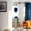 Harmonische Lavalampe Blau Silber rund Ø6cm TIMMY