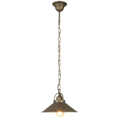 Hängelampe Antik Bronze Handarbeit