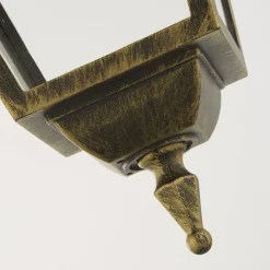 Hängelampe Außen Aluminium Glas B:20,2 cm E27 Vintage