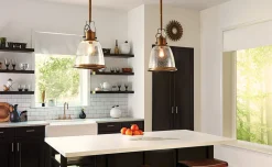 Hängelampe BABKA Messing Ø24cm verstellbar Leuchte