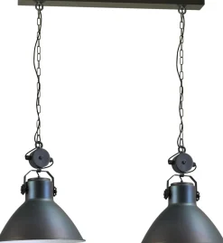 Hängelampe Braun schwenkbar Industrie Dekoelement