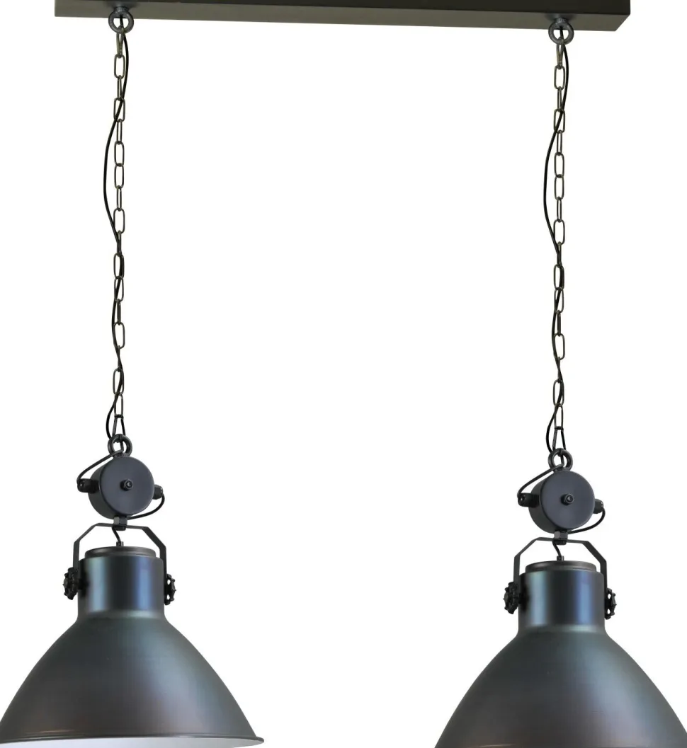 Hängelampe Braun schwenkbar Industrie Dekoelement