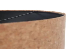 Hängelampe E27 Ø 30 cm Natur Schwarz Kork Modern