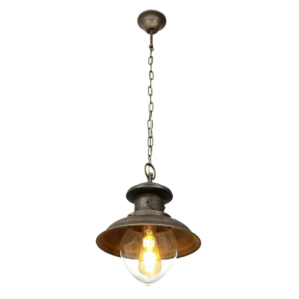 Hängelampe Echt Messing Antik Handarbeit