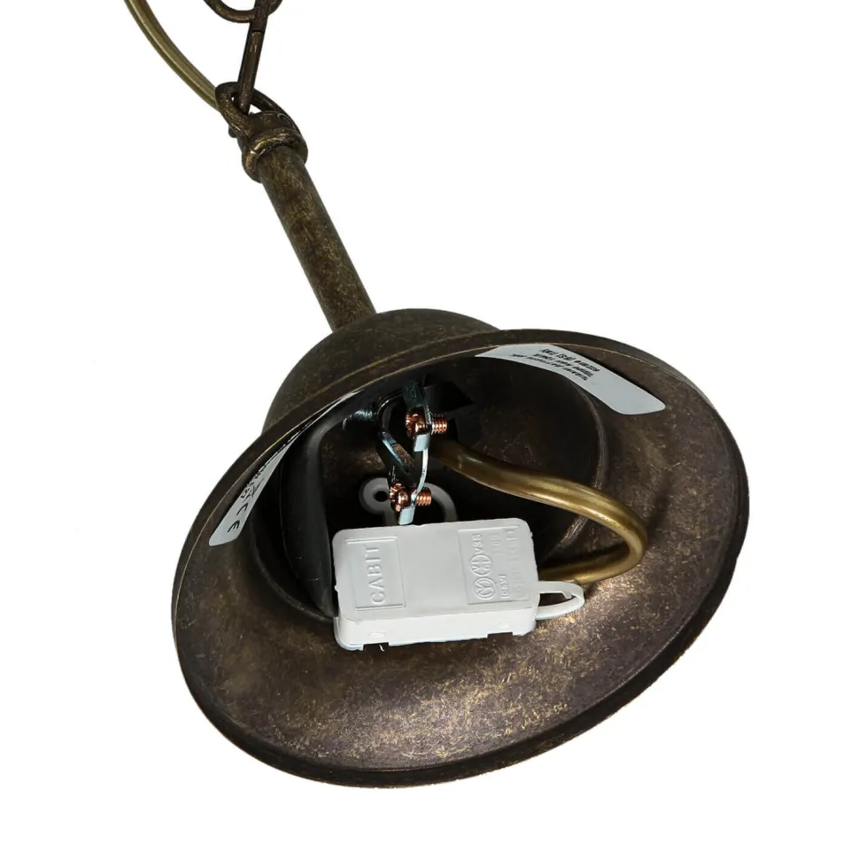 Hängelampe Echt Messing Antik Handarbeit