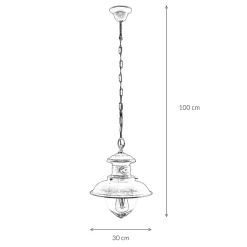 Hängelampe Echt Messing Antik Handarbeit