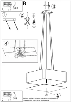 Hängelampe Esstisch B: 45 cm Schwarz Stoff Glas