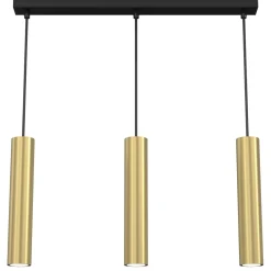 Hängelampe Esstisch Messing Schwarz Metall GU10