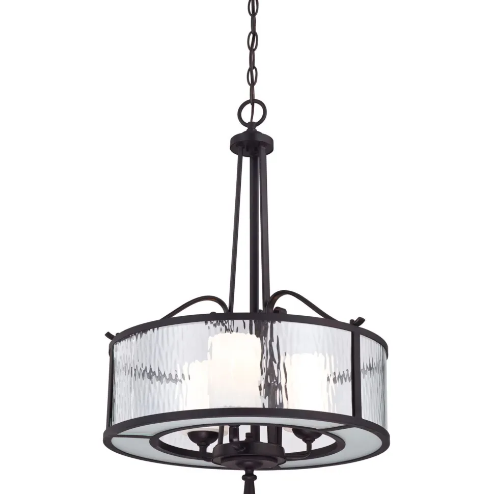 Hängelampe Esszimmer Glas Metall Vintage Landhaus