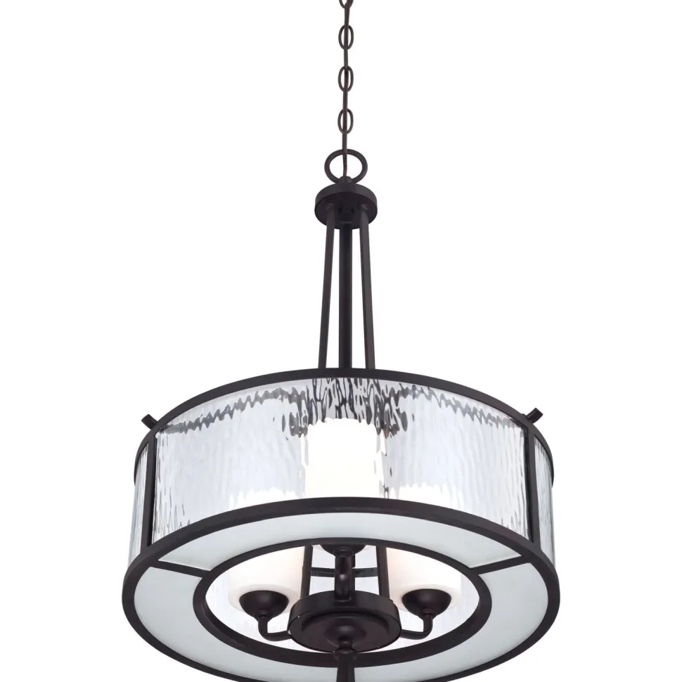 Hängelampe Esszimmer Glas Metall Vintage Landhaus