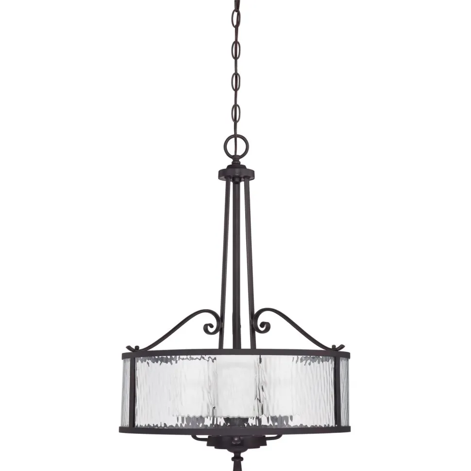 Hängelampe Esszimmer Glas Metall Vintage Landhaus