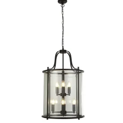 Hängelampe Glas Metall Ø 43 cm H: max. 1,5 m verstellbar