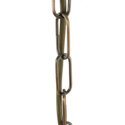 Hängelampe Glas Metall in Bronze B:23 cm E14 elegant