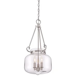 Hängelampe Glas Metall Jugendstil LISIDIA