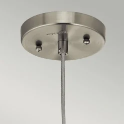 Hängelampe Glas Metall Vintage Design Ø15cm E27 BALESIA