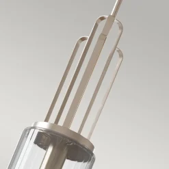 Hängelampe Glasschirm Ø 17,8 cm H: max. 176,5 cm Art Déco